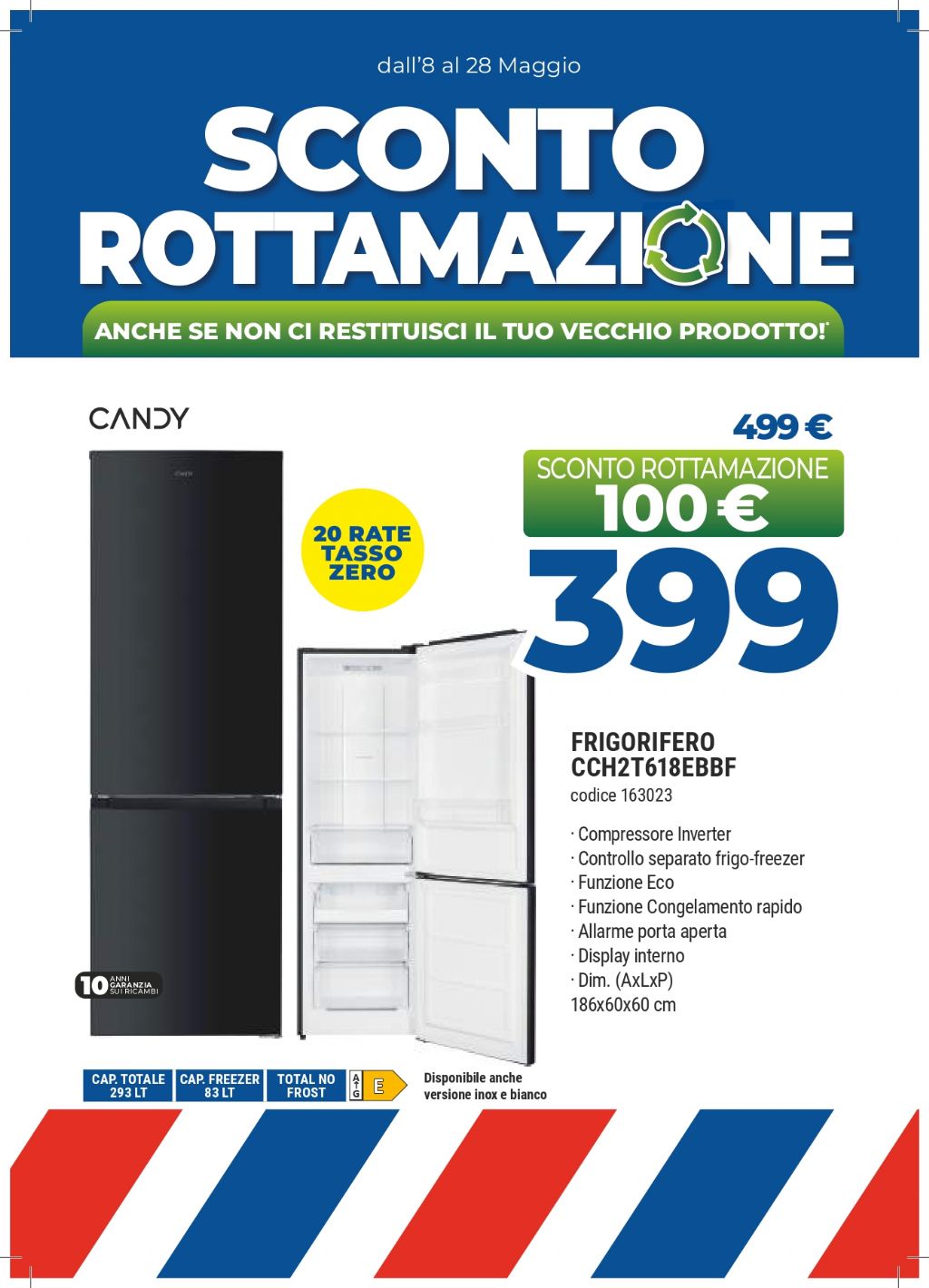 FRIGO CANDY CCH2T618EBBF